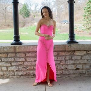 Vintage 90s Silk Dress | Bust 34" | Waist 26"